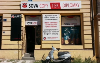 expresní tisk a osobní odběr tiskovin v Praze 3 na Žikově - provozovna SOVA COPY